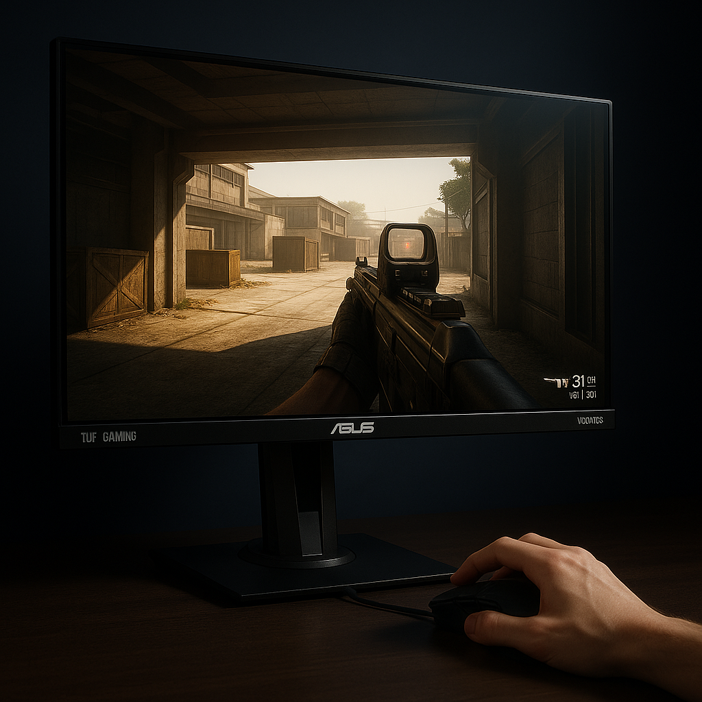 ASUS TUF Gaming VG259QM 使用シーン